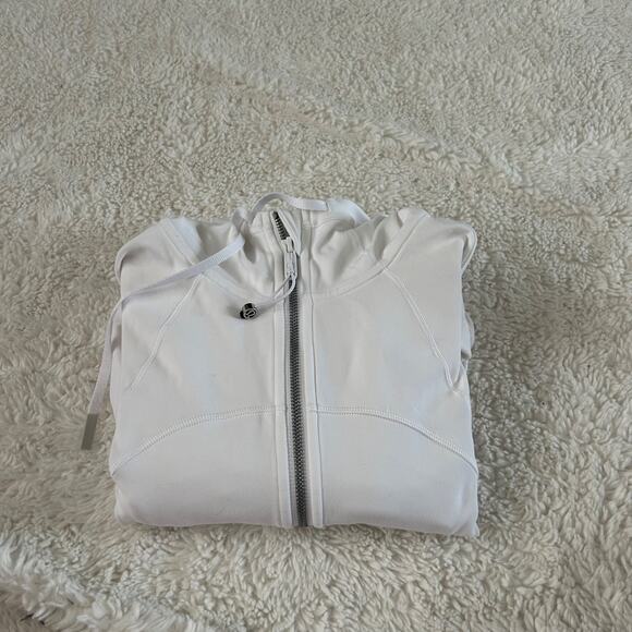 Lululemon Jackets & Blazers - Womens Lululemon Define Nulu Jacket in White Size 6 Running Workout Clean/Soft